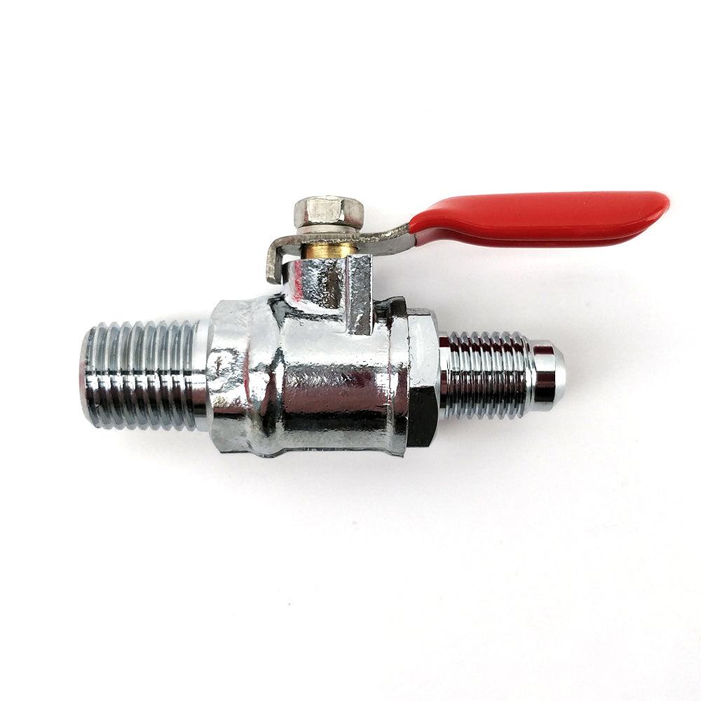 1/4 Inch NPT x MFL THREADED Ball Valve with Check Valve - Image 3