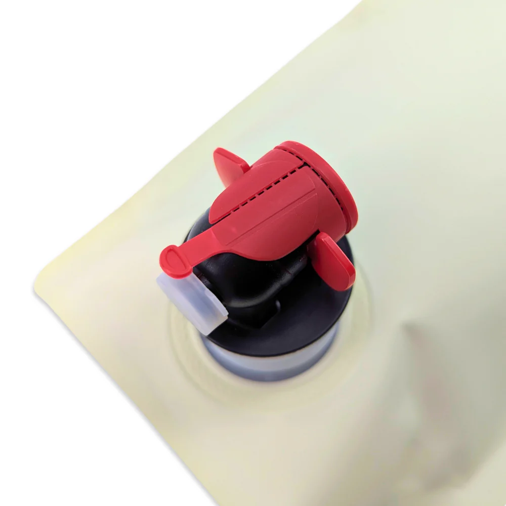 1.5L Blank Eggshell Stand Up Bladders with Tamper Sealed Tap (Pack of 5) - Image 3