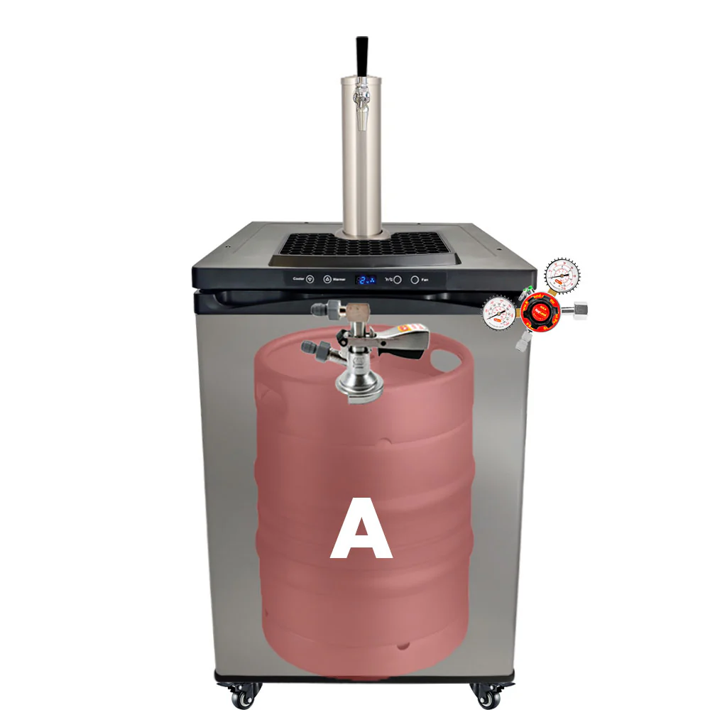 One Tap KegLand Kegerator - A-Type Draught Pack - Image 4