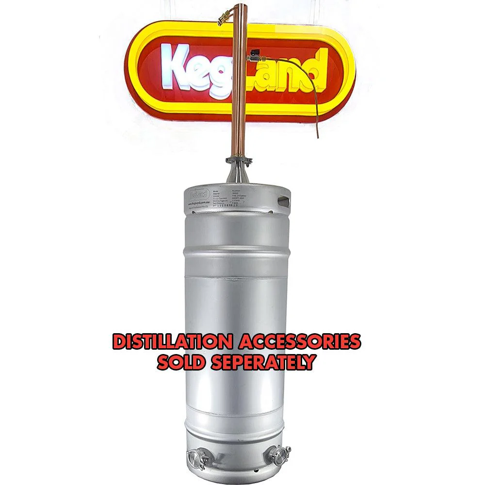 118L Kegmenter with 4inch Flat Lid , Airlock and 2inch end cap - Image 6