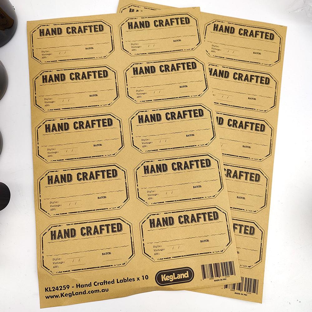 12 x 750mL Wine Bottles - Including Corks, Black Heat Shrink Sleeves & Hand Crafted Labels - Image 10