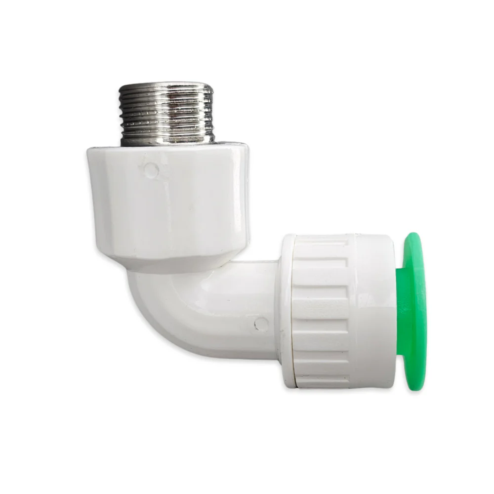16mm Push In Elbow x 1/2 Inch Male (PN1.6) Irrigation / Pneumatic PPR - Image 2