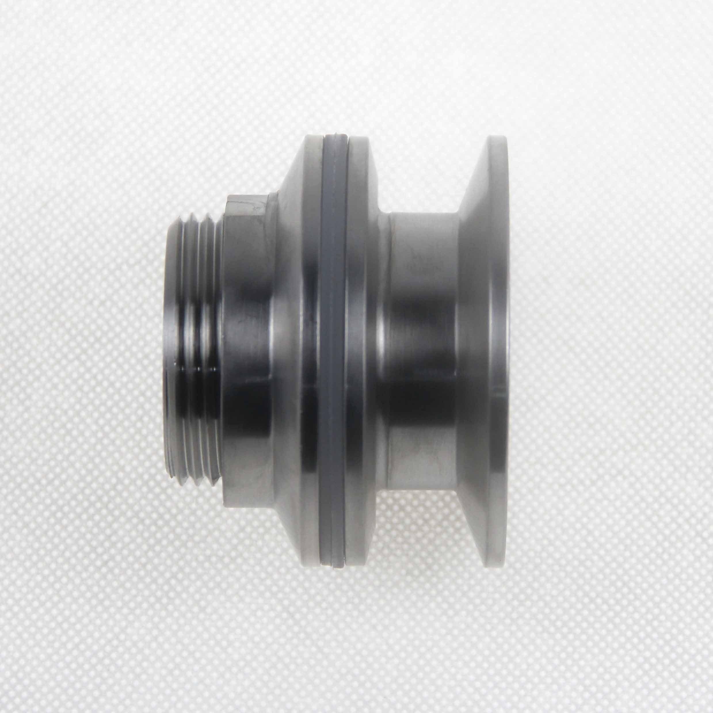2 Inch TC Stainless Steel Bulkhead Adapter for 47mm Hole Distillation Lids - Image 7