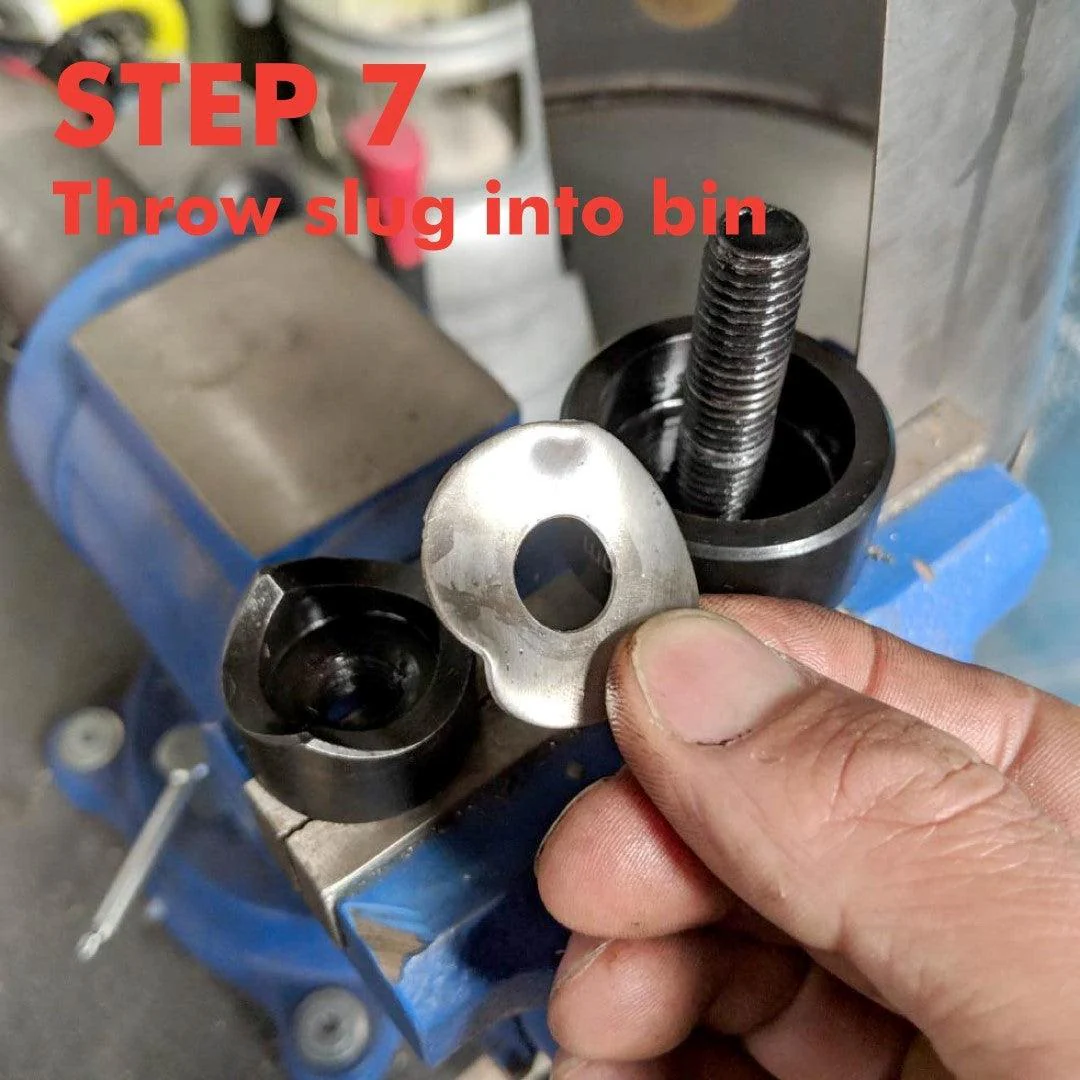 22mm Circular Round Hole Punch, Knockout Die - Image 10