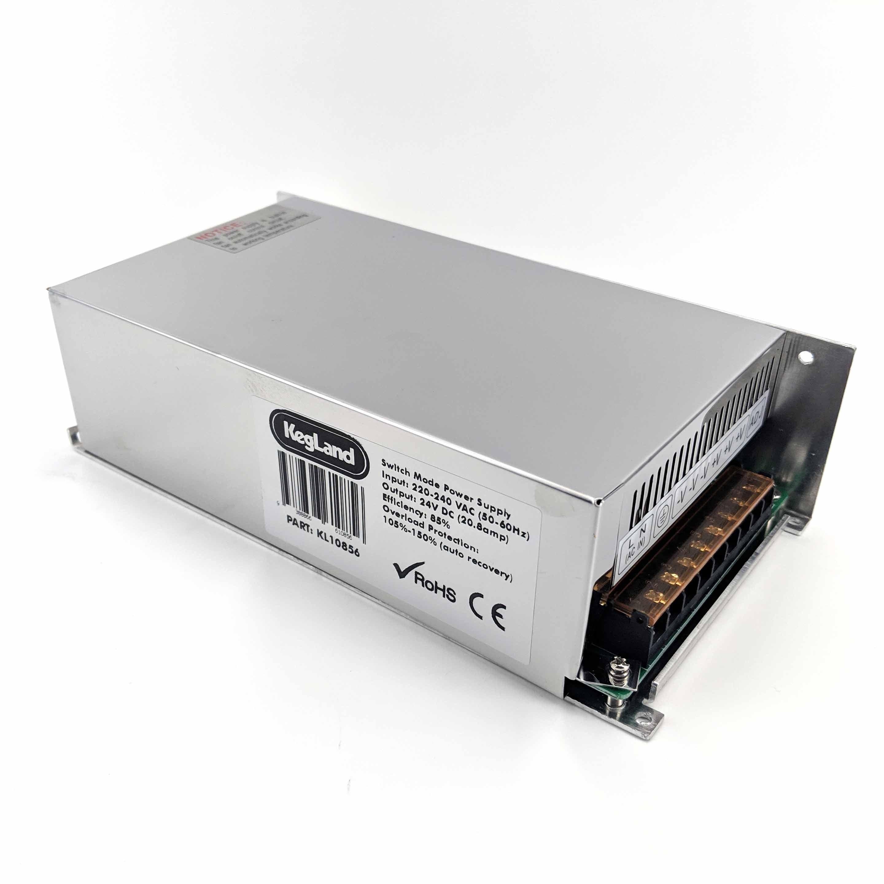 24V DC (20amp) Power Supply (240V AC 50/60Hz) with 240V and Anderson Plug Power Cords - Image 3