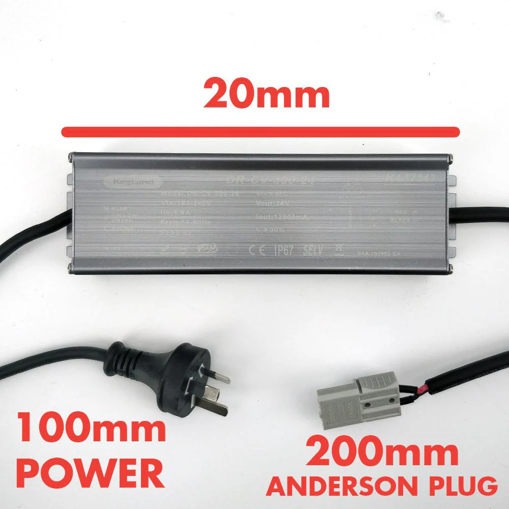 24V Cannular Pro DC Transformer For Semi-Auto Cannular (with Anderson Plug X 2M;240v power cord directly) - Image 2