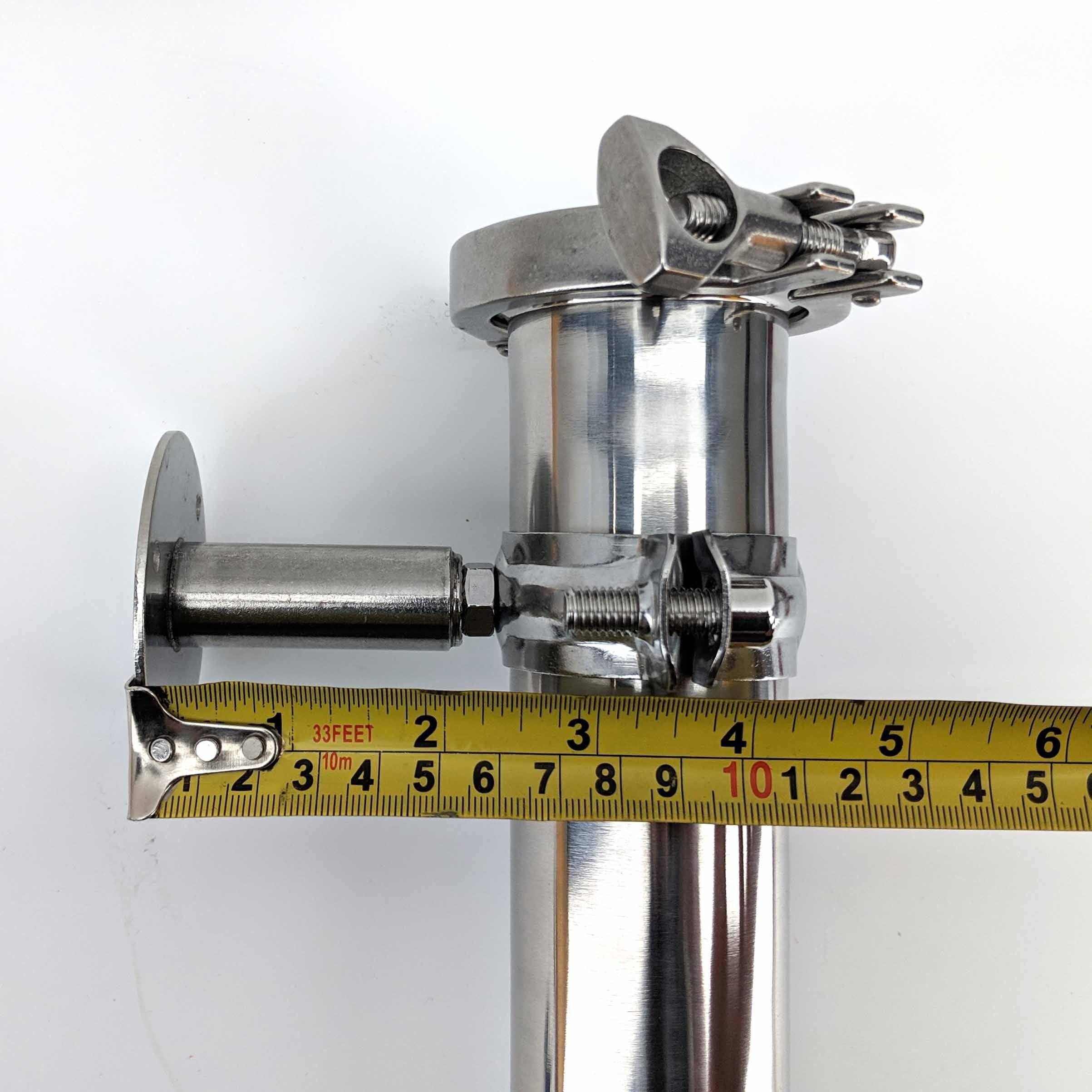 2 Inch DN50 - 304 Stainless Pipe Bracket Hanger Clamp - Image 6