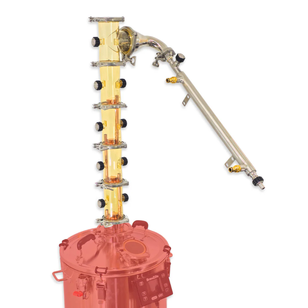 3'' PolyPhoenix WRB Copper Bubble Plate Still Builder - Image 3