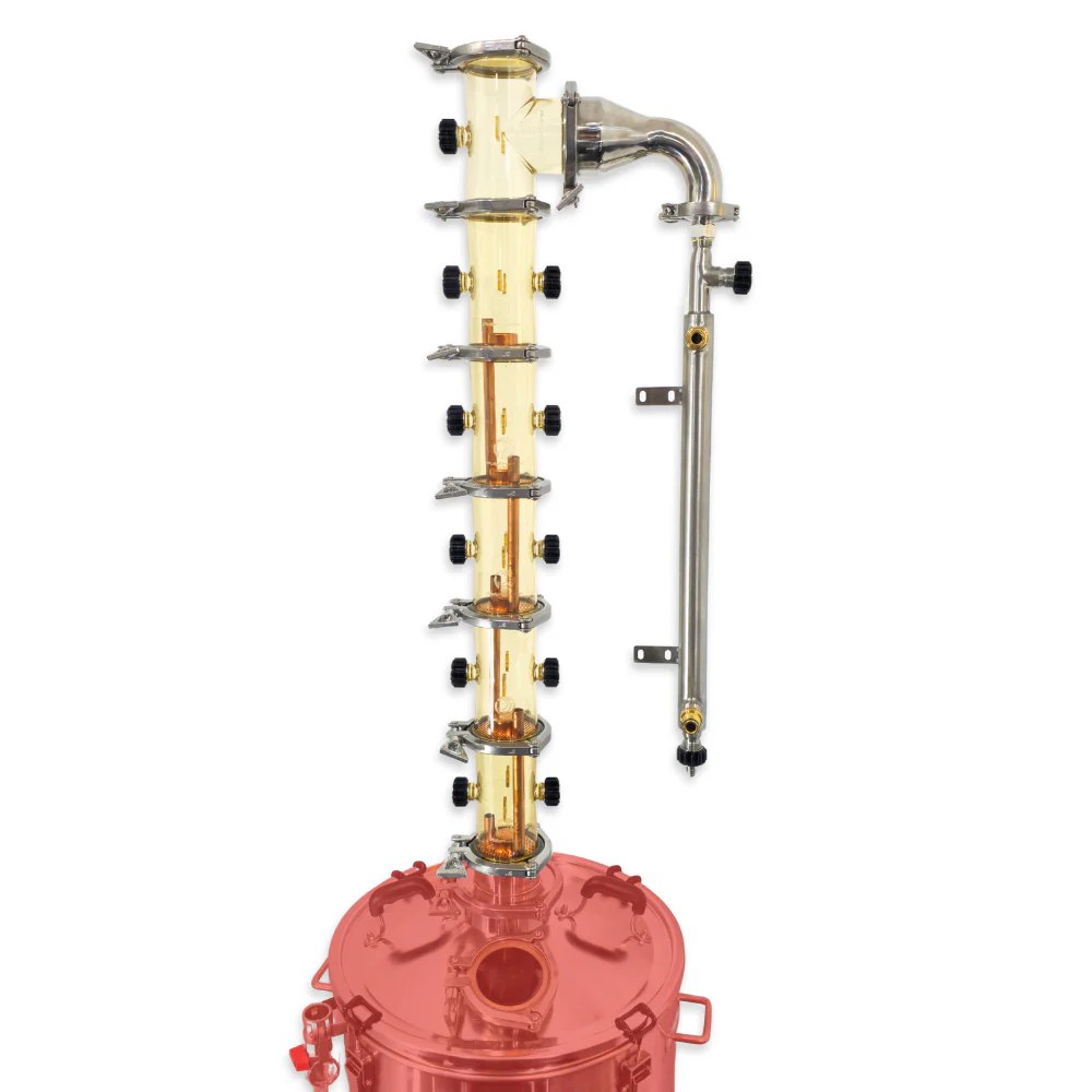 3'' PolyPhoenix WRB Copper Bubble Plate Still Builder - Image 4