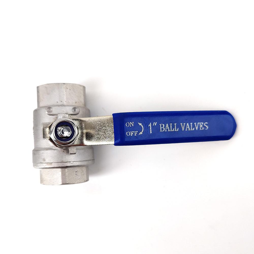 304 Full Bore Stainless Steel Ball Valve 1 Inch Female x 1 Inch Female NPT - Image 2
