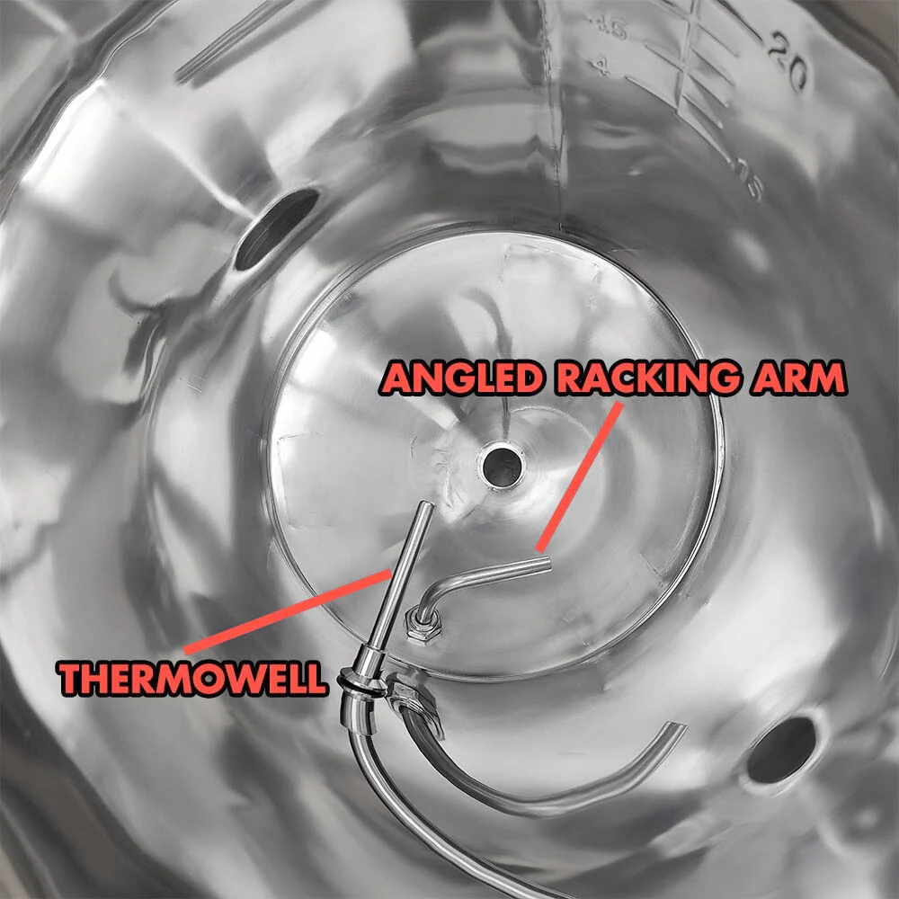 32L Stainless Steel Conical Fermenter - Image 9