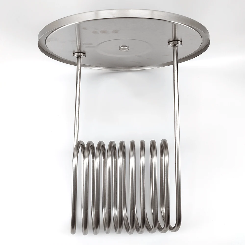 32L Stainless Steel Conical Fermenter Lid with SS 1/2 Inch BSP Male Glycol Cooling/Heating Coil - Image 4