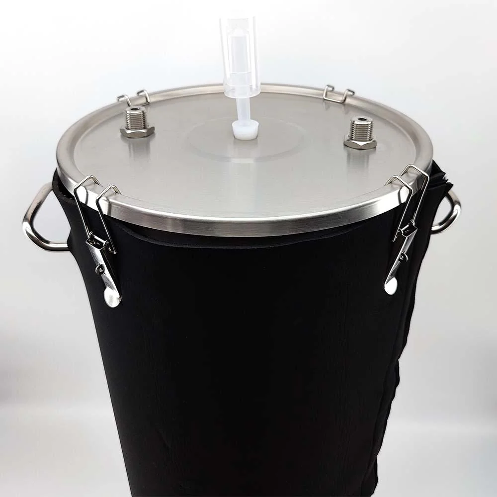 32L Stainless Steel Conical Neoprene Fermenter Jacket - Image 5