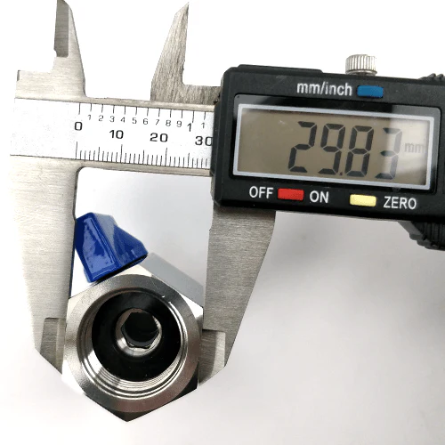 5/8 Stainless Ball Valve (Female x Male) for Keg Couplers - Image 8