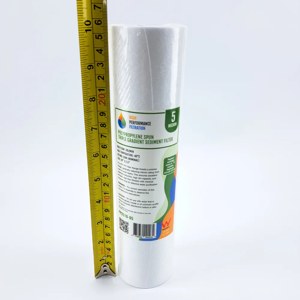 5 Micron Polyspun Sediment Water Filter Cartridge 10 x 2.5 GT2-2K - Image 3
