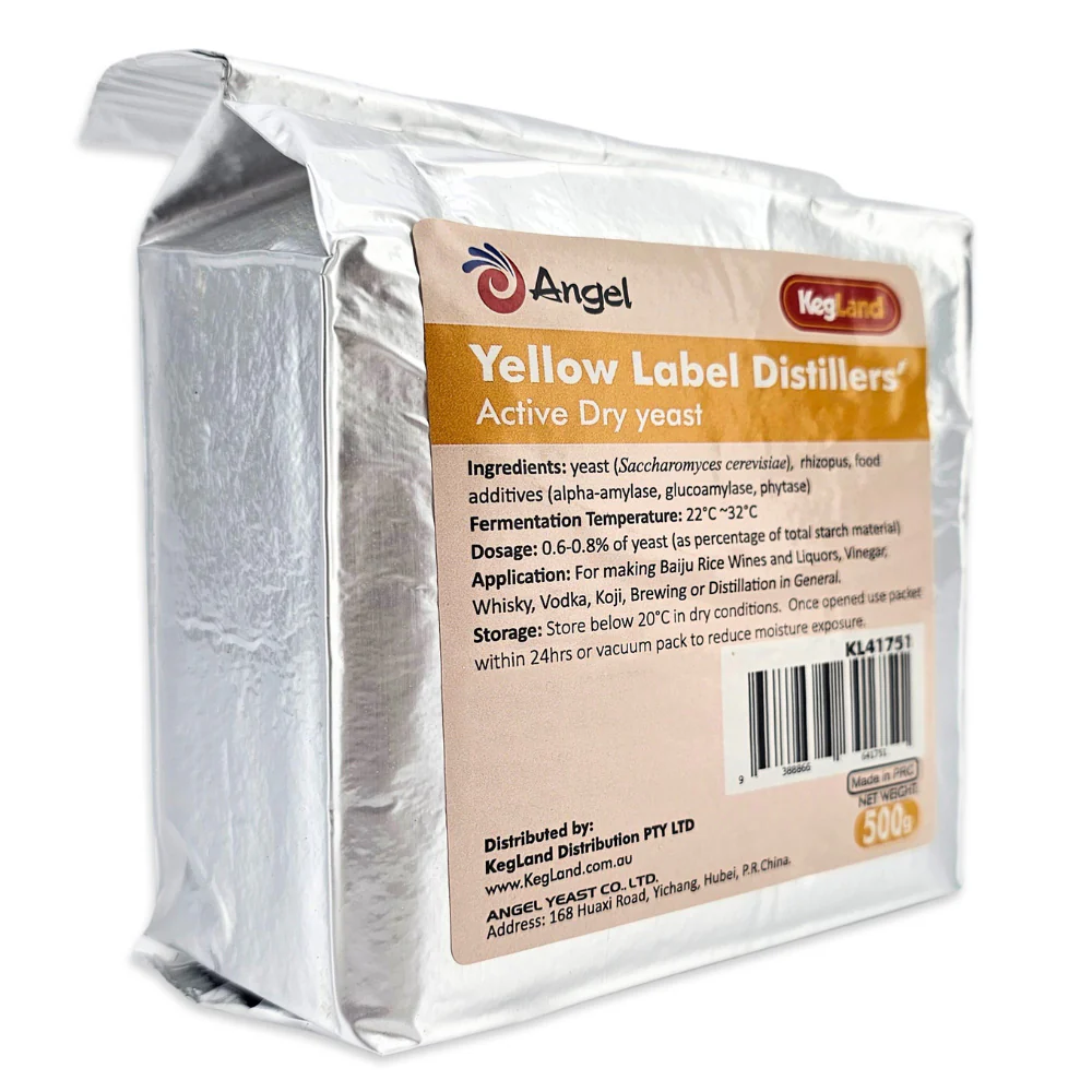 500g Brick - KegLand Angel - Yellow Label Yeast - Image 2
