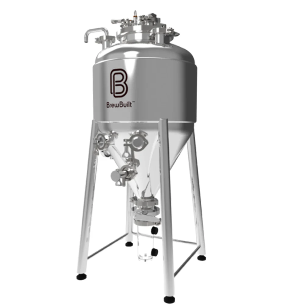 53L BrewBuilt X3 Uni Conical Fermenter - Jacketed Stainless Steel (14gal) - Complete Kit - Image 3