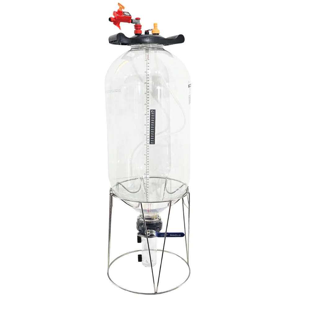 55L FermZilla Tri-Conical Easy-Grip Pressure Fermenter Starter Kit - Image 2