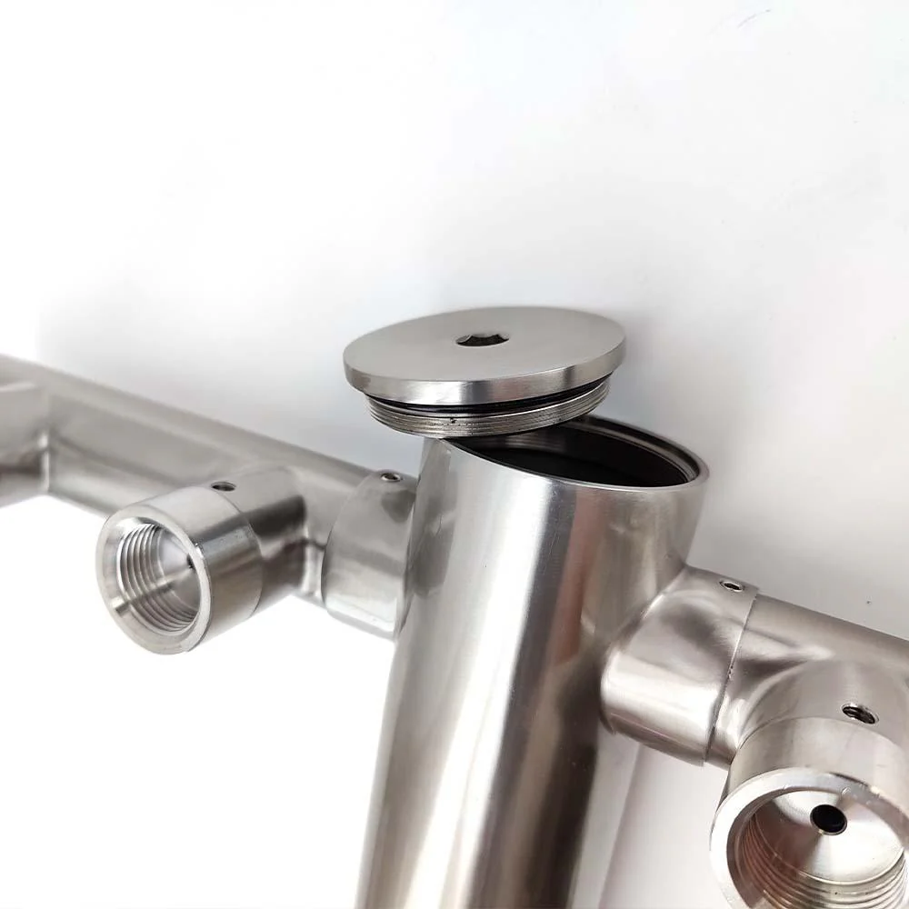 6 Tap - T-Bar Flooded Font - (Stainless Steel) - Image 7