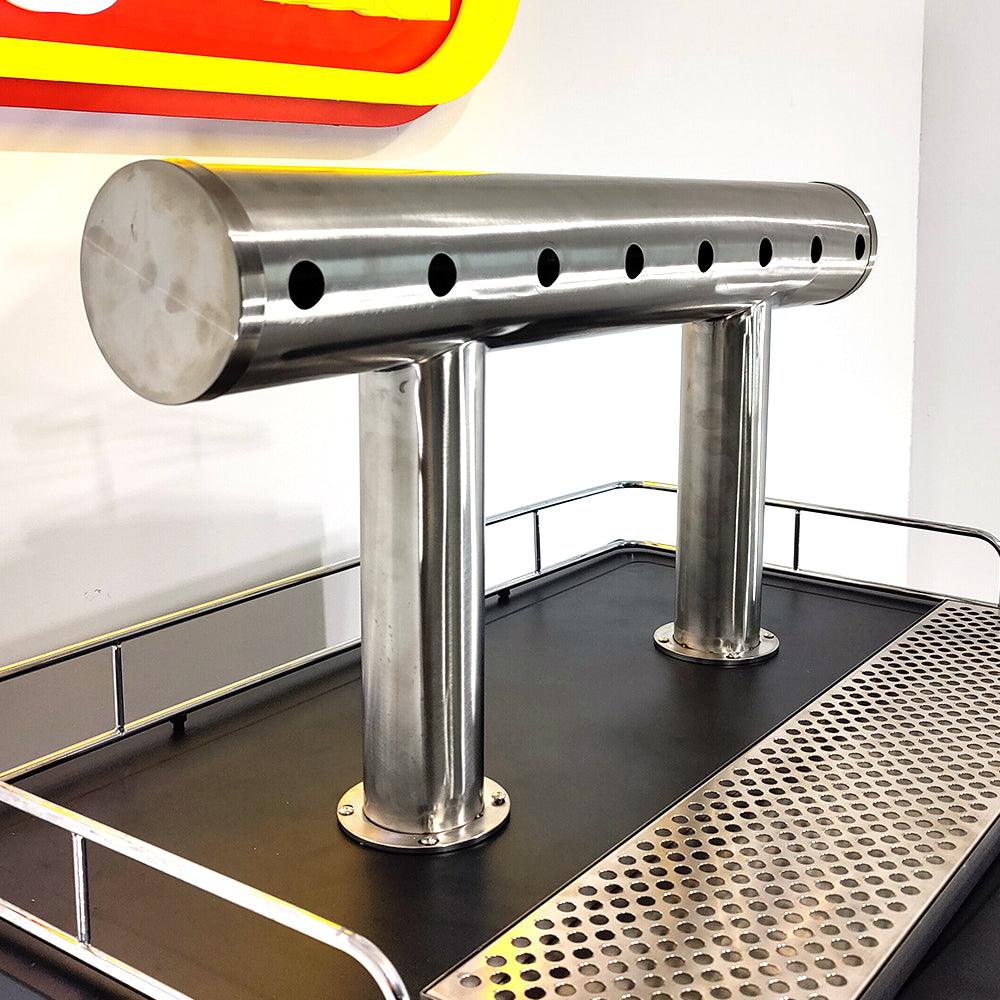8 Tap TT Bar - Brushed Stainless Font Only (Including Screws x 8; Dust Covers x 2; Font Seals x 2) - Image 2
