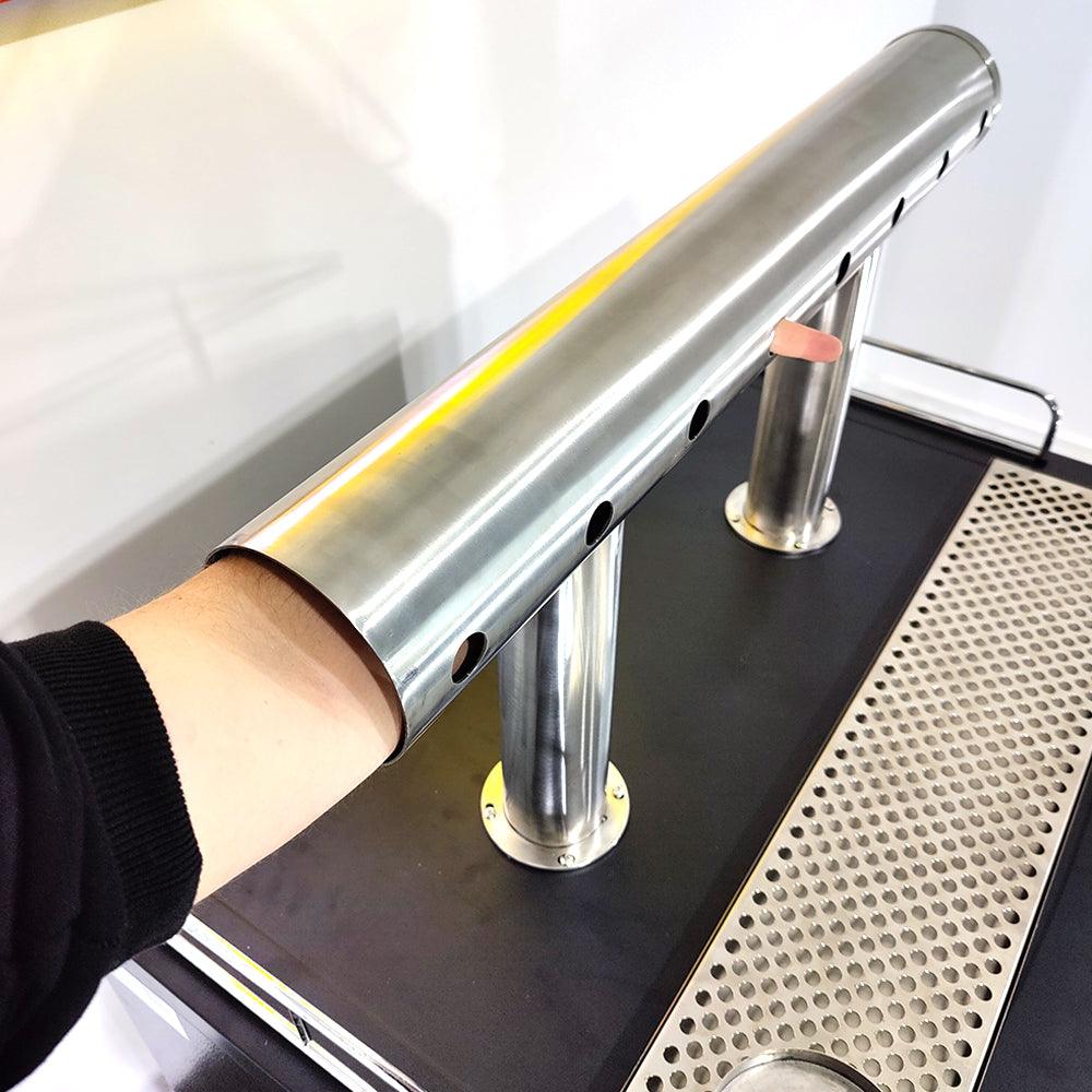 8 Tap TT Bar - Brushed Stainless Font Only (Including Screws x 8; Dust Covers x 2; Font Seals x 2) - Image 3