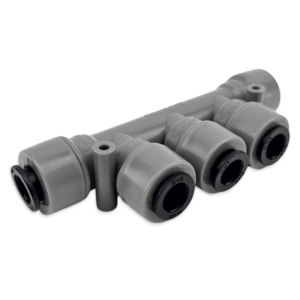 duotight - 8mm (5/16) Female - 5 way Multi-Tee - Image 2