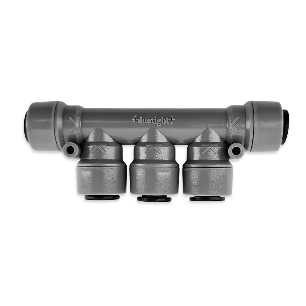 duotight - 8mm (5/16) Female - 5 way Multi-Tee - Image 3