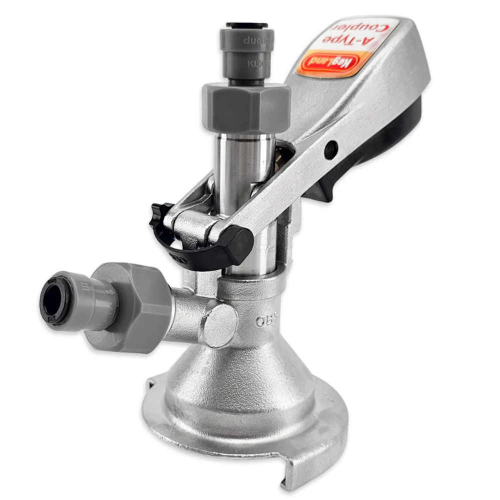 A-Type Keg Coupler with 8mm duotight Push-Fit - Image 2