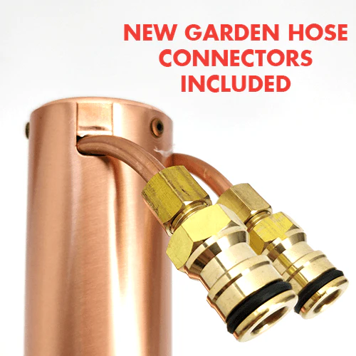 Gen2 - Alcoengine - Copper reflux Still with hose quick disconnects - Image 3
