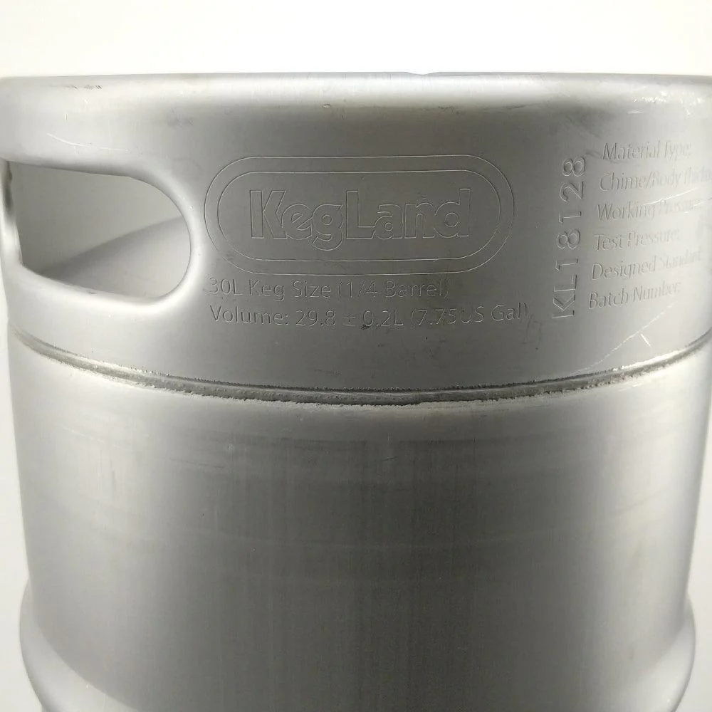 All Stainless 30L Keg (No Spear)US 1/4 Barrel - Image 4