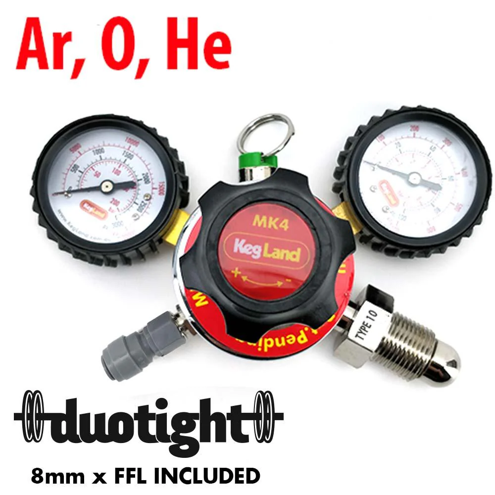 Type 10 - MK4 Regulator O2, Ar, He  (4.5bar PRV & 65psi Gauge) - Image 8