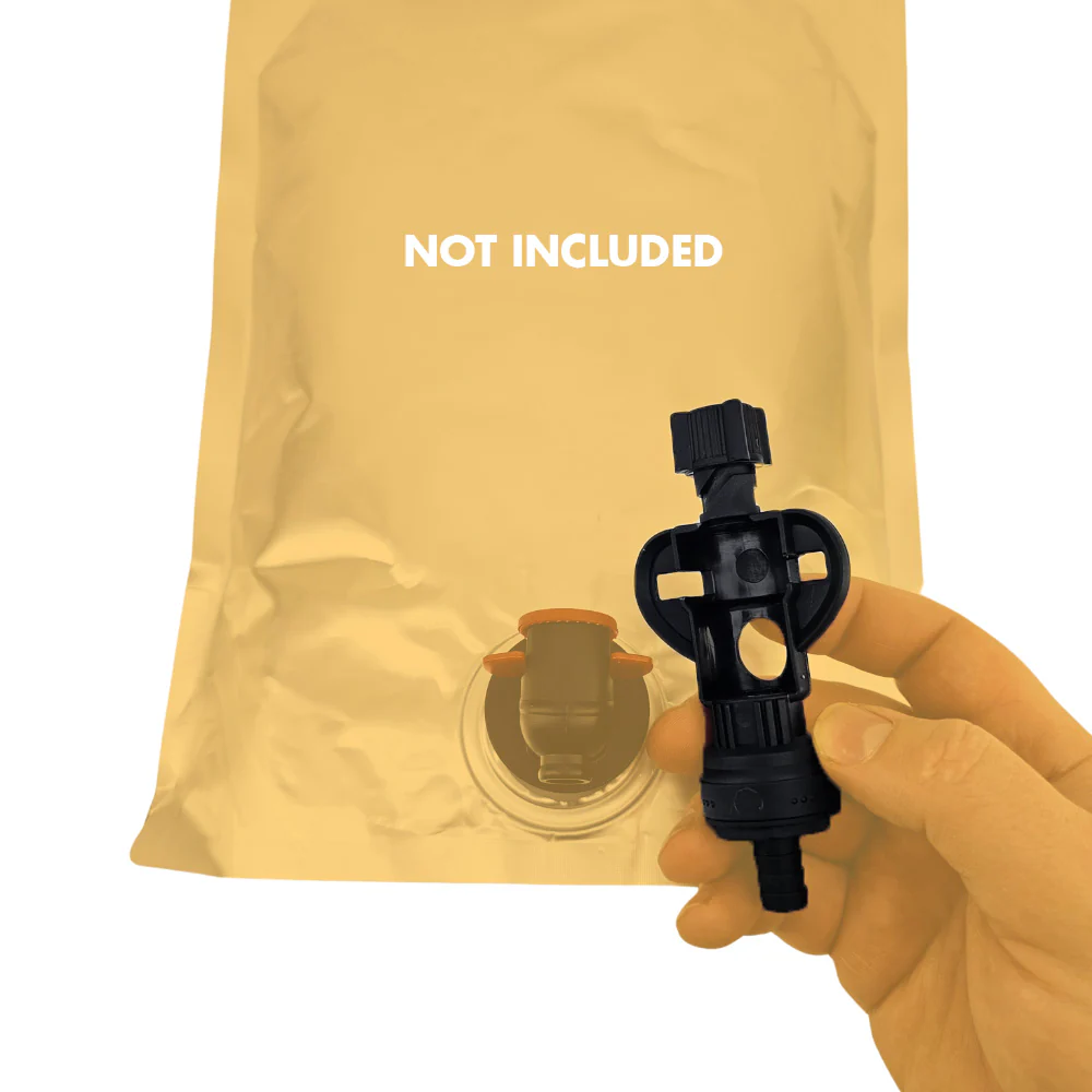 Bag-In-Box Bladder Refill or Transfer Connector (with 10mm Barb) - Image 5