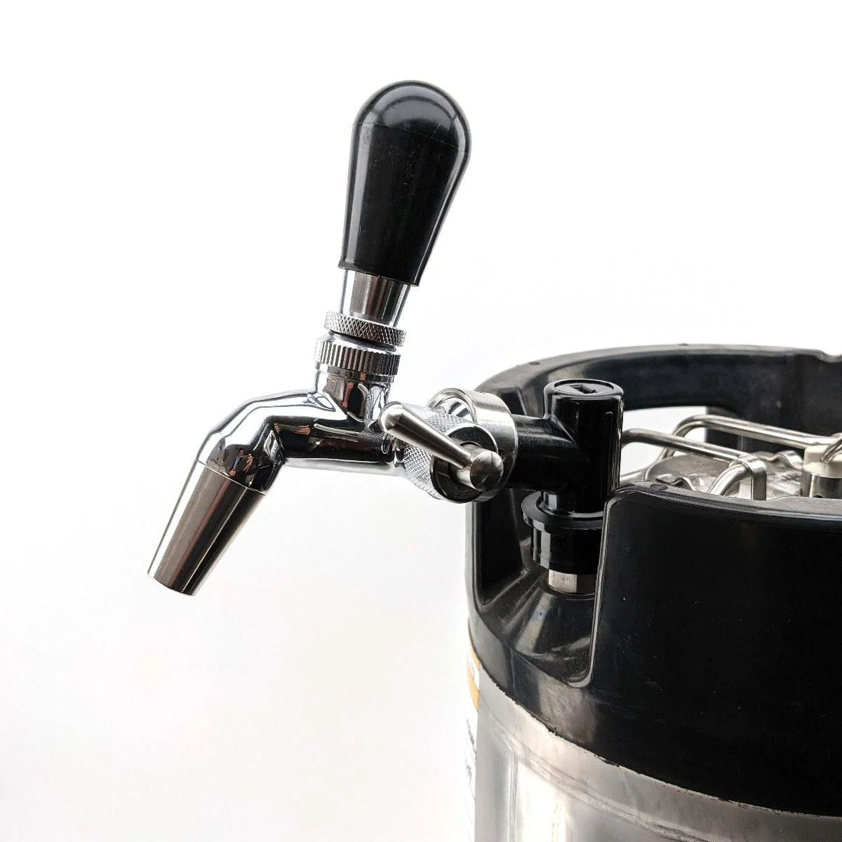 Ball Lock Disconnect (Black/Liquid) - With Integrated Tap Shank & Collar - Image 6