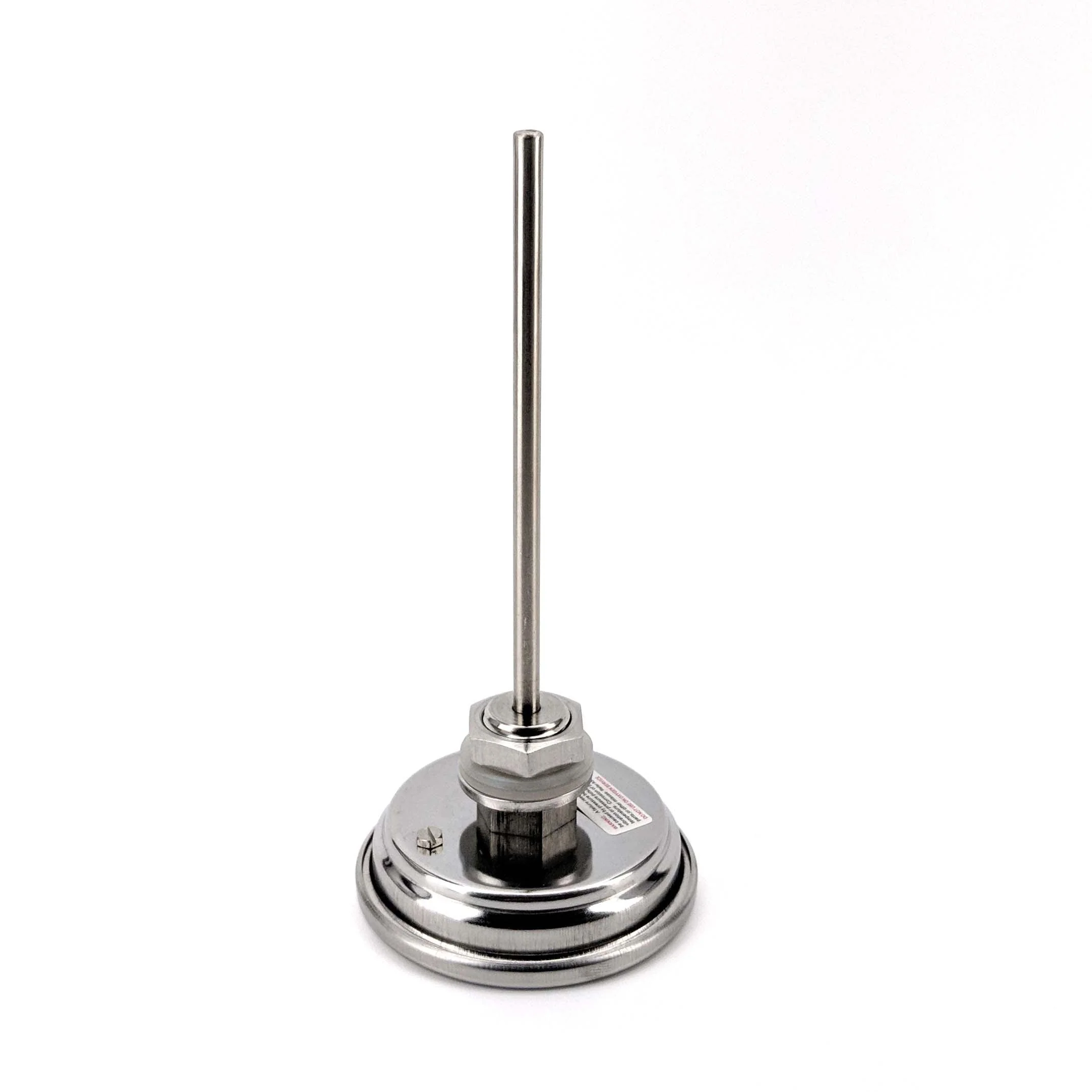 Bi-Metal 3 Inch Dial Weldless Thermometer - Long Stem 132mm - Image 6
