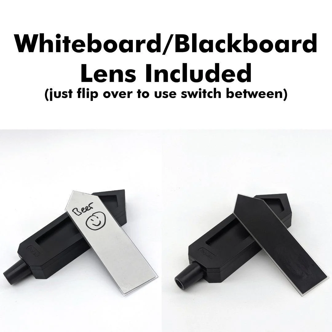 Bishop Tap Handle for Recipe Kits (Clear Lense for Paper, Blackboard Sticker, Whiteboard Sticker) - Image 11