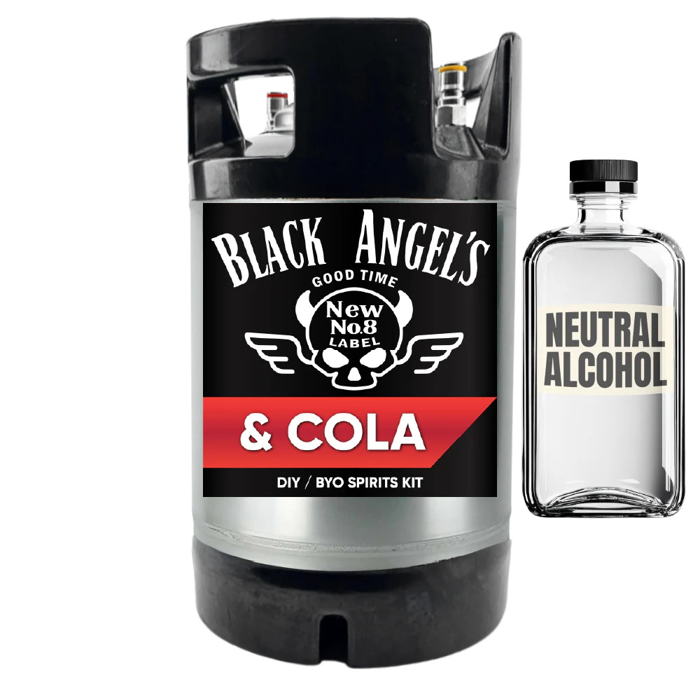 Black Angel's Tennessee Bourbon and Cola - DIY ~ BYO Spirits Keg Kit - Image 3