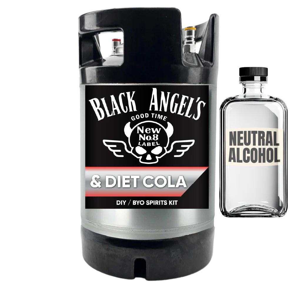 Black Angel's Tennessee Bourbon and Diet Cola - DIY ~ BYO Spirits Keg Kit - Image 3
