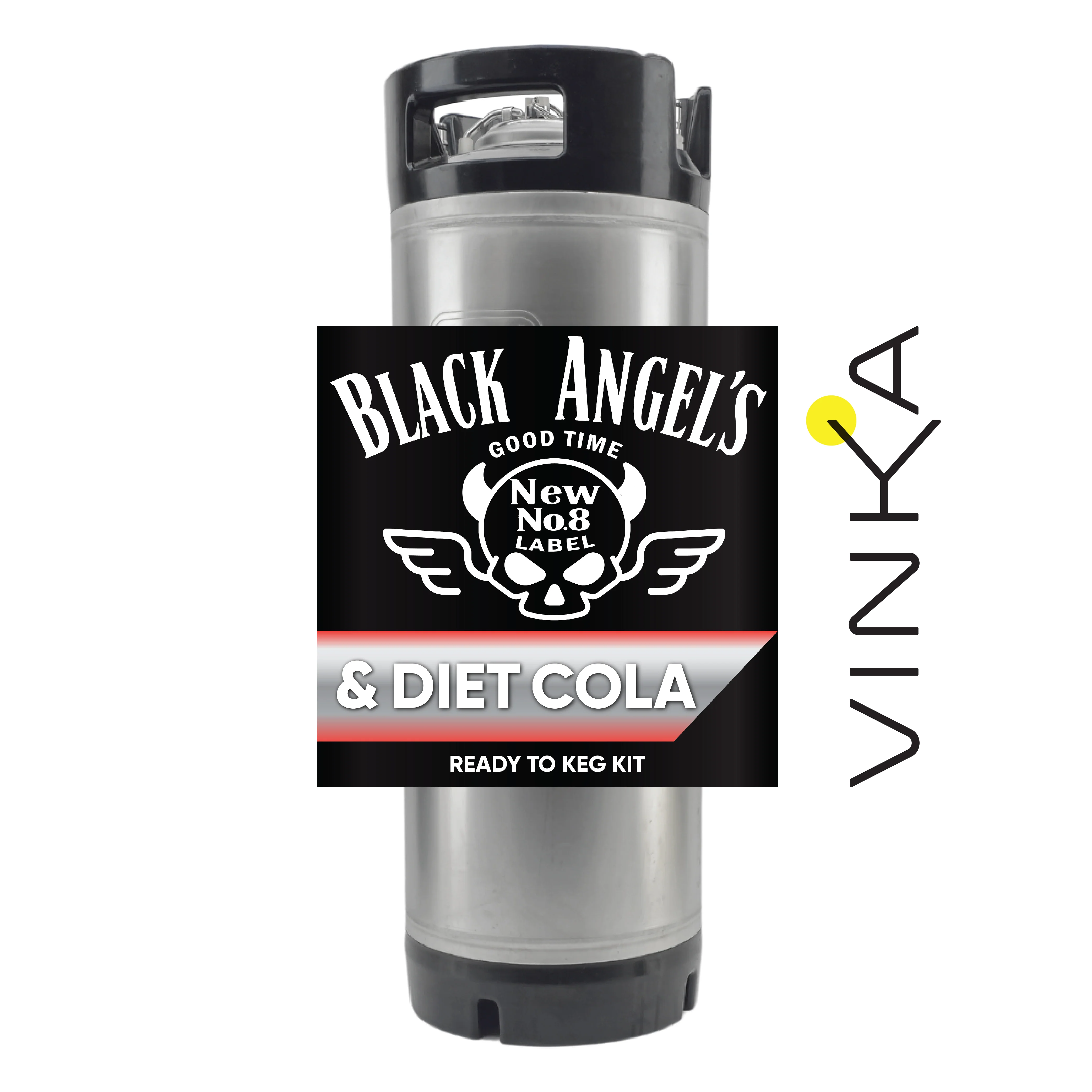 Black Angel's Tennessee Bourbon and Diet Cola - Ready to Keg Kit - Image 3