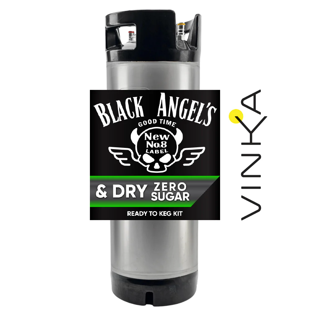 Black Angel's Tennessee Bourbon and Dry - Zero Sugar - Ready to Keg Kit - Image 3