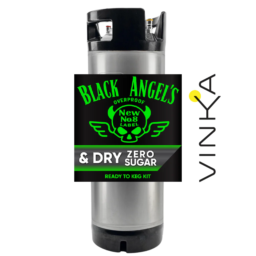 Black Angel's Tennessee Bourbon and Dry - Zero Sugar - Ready to Keg Kit - Image 5