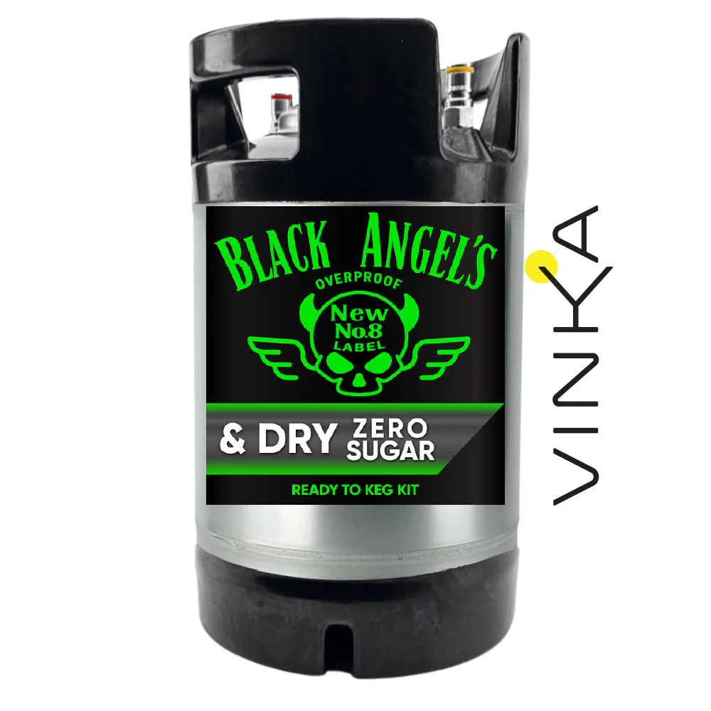 Black Angel's Tennessee Bourbon and Dry - Zero Sugar - Ready to Keg Kit - Image 6