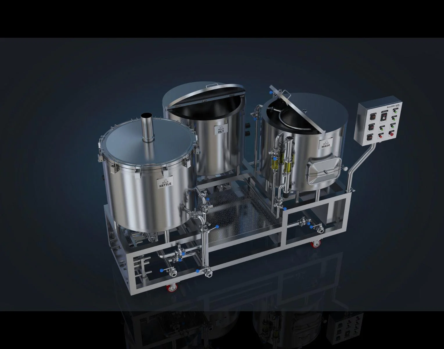 BrewZilla 200L - 3 Vessel Micro-Brewery - Image 9