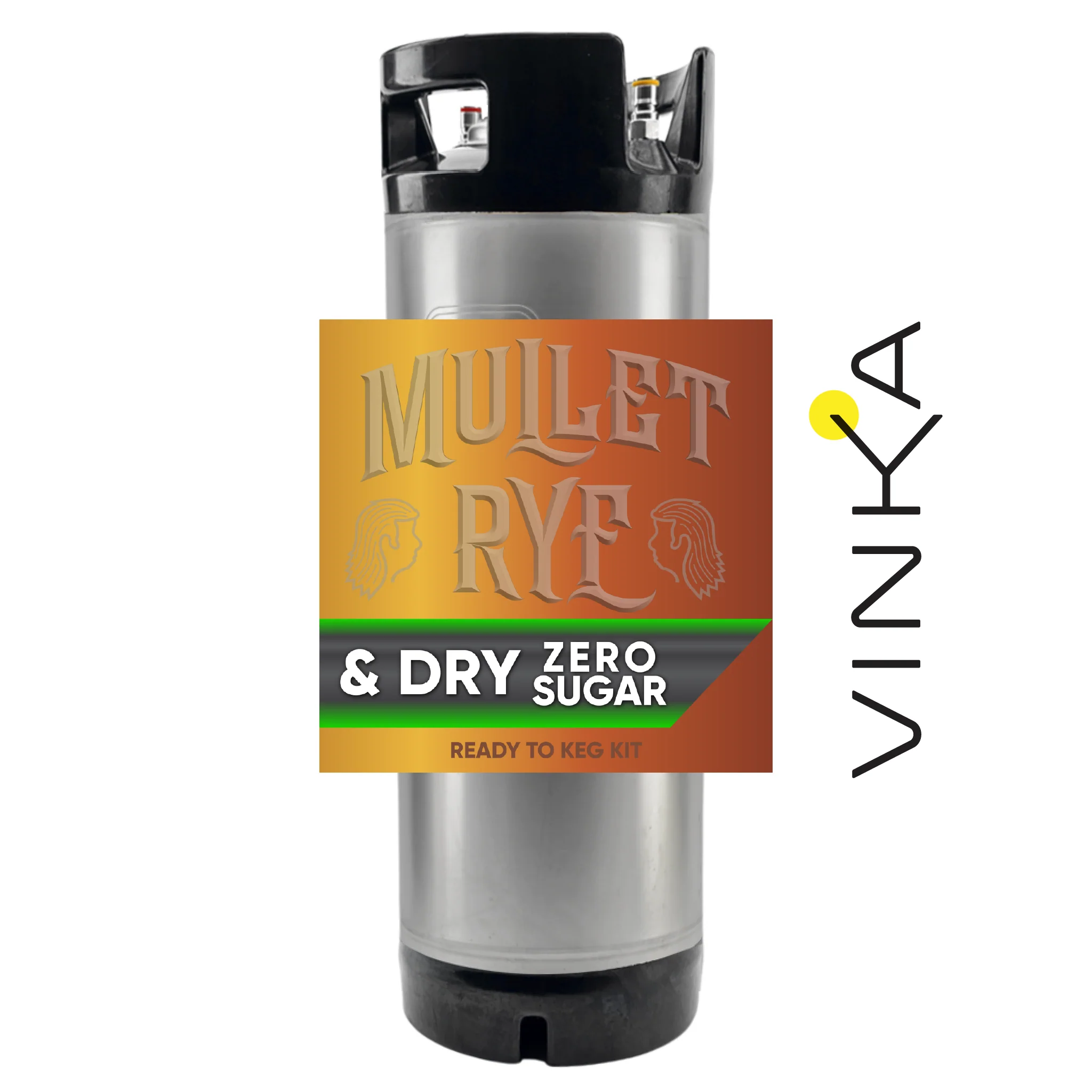 Mullet Rye and Dry - Zero Sugar  - Ready to Keg Kit - Image 3