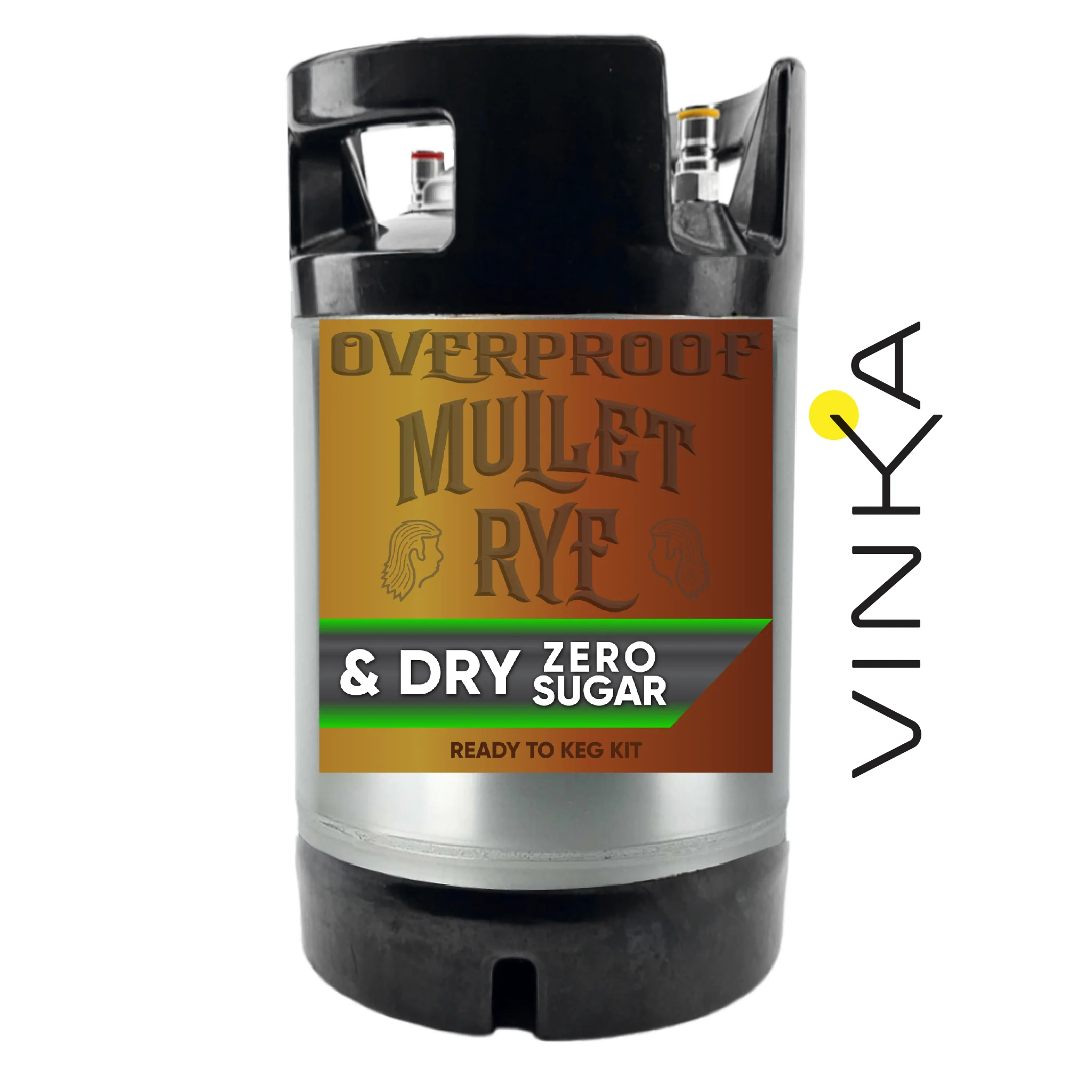 Mullet Rye and Dry - Zero Sugar  - Ready to Keg Kit - Image 6