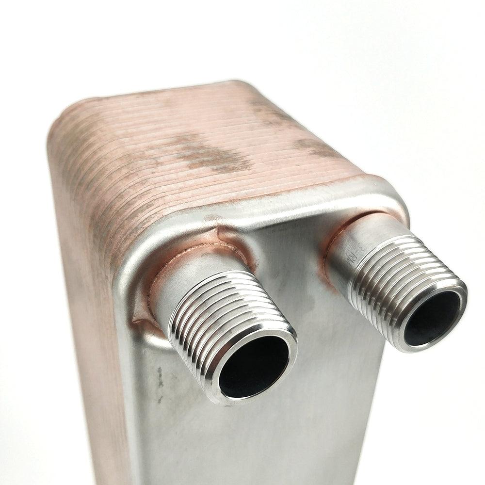 Chillout Threaded MKIV Counterflow Plate Heat Exchanger (30 plate) 1/2Inch Male - Image 2