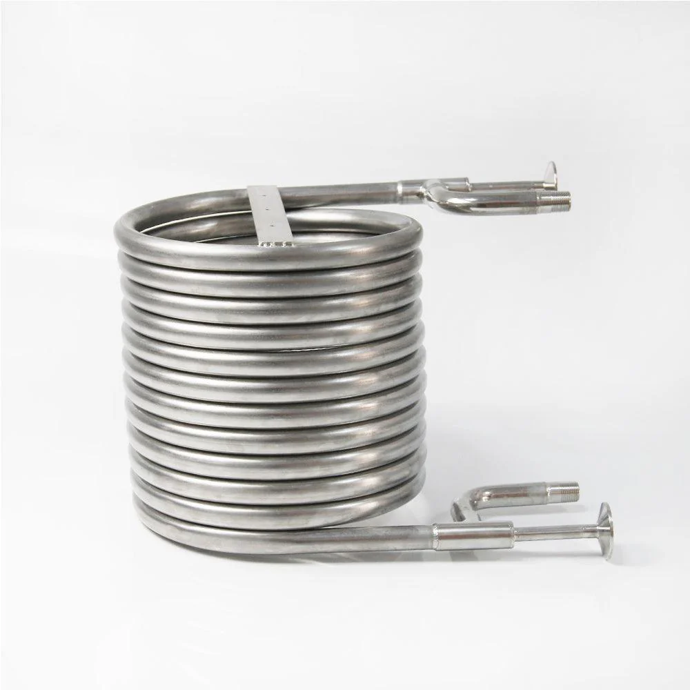 Coolossus Gen2 - Passivated Stainless Steel Counterflow Chiller with 1.5' TC Wort Lines - 1/2' Water Line ( 9.5m Long) - Image 9
