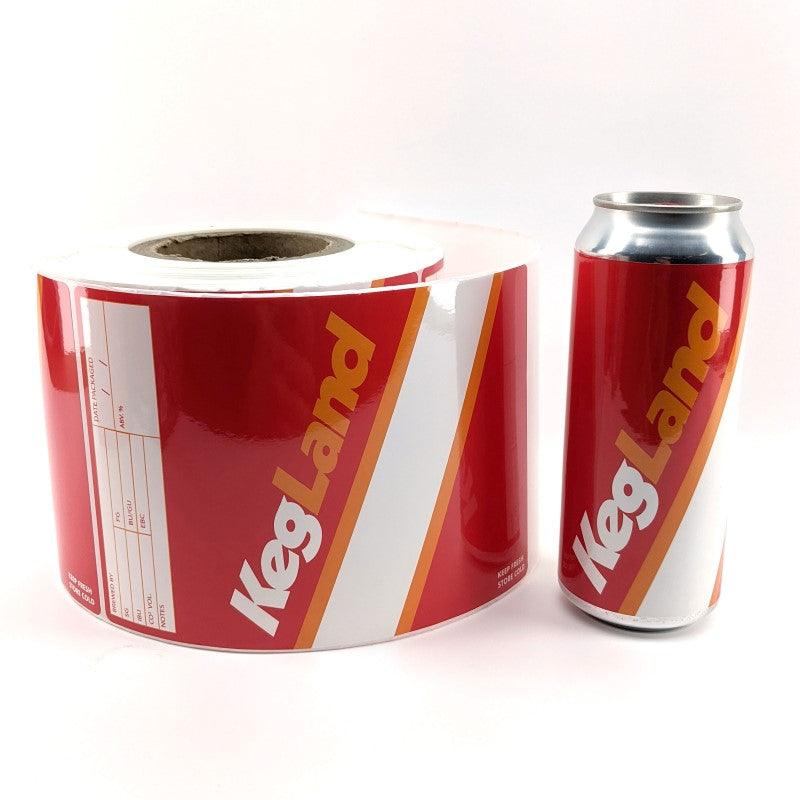 Custom Digital Colour Printed Labels 1000pcs/Roll - 19cm x 8.5cm (suits bottles or 330ml cans) - Image 3
