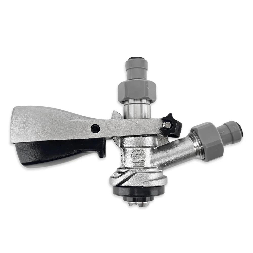 D-Type Keg Coupler with 8mm duotight Push-Fit - Image 4