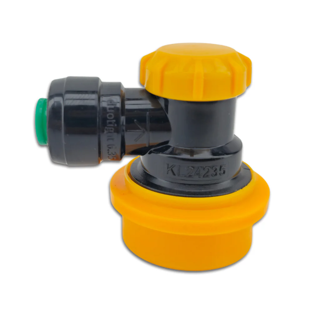 duotight 6.35mm (1/4'') x Ball Lock Disconnect - (Black + Yellow Liquid) - Image 3