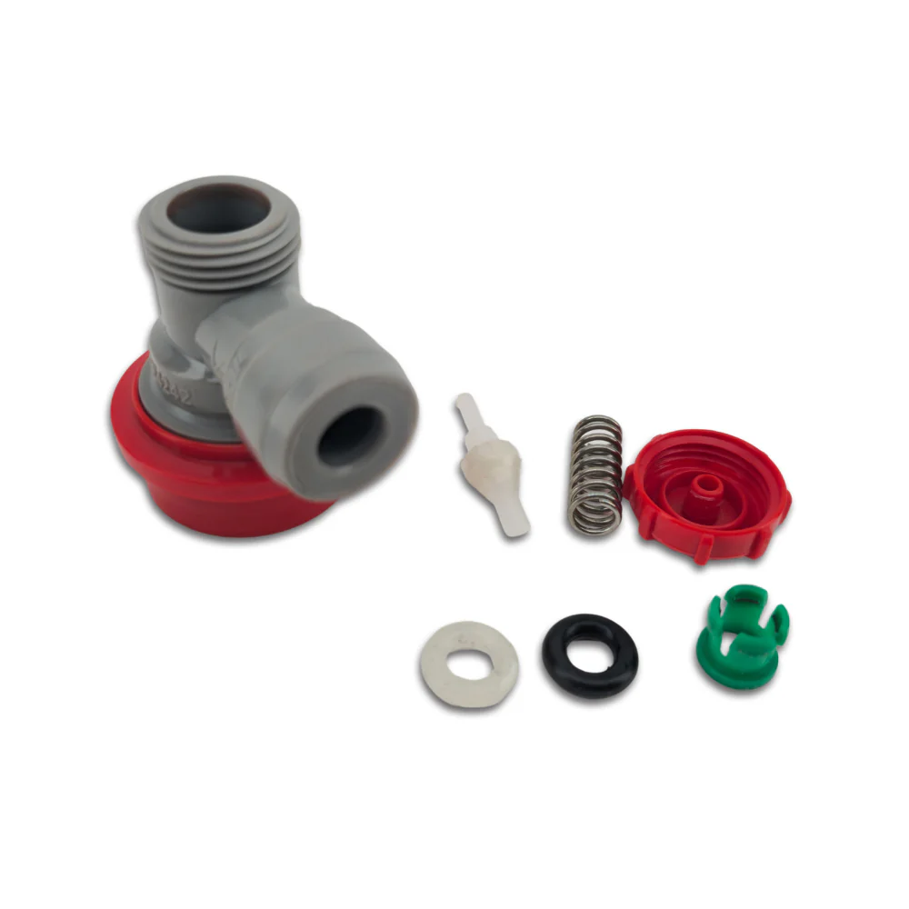 duotight 6.35mm (1/4'') x Ball Lock Disconnect - (Grey + Red Gas) - Image 4